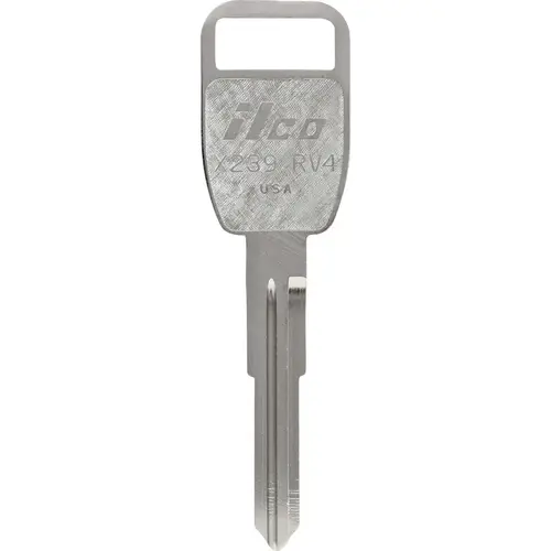 Key Blank KeyKrafter Automotive 2048 RV4PH Double For Land Rover Silver