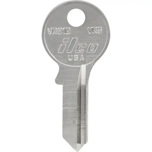 Key Blank KeyKrafter Universal House/Office 2037 VR5 Single For Viro Locks Silver - pack of 4