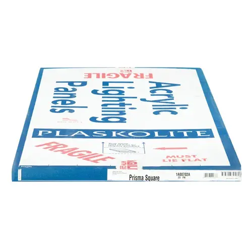 PLASKOLITE 5007125-XCP20 Lighting Panel Optix Prisma Square 47.75" L X 23.75" W 0.095" Square Edge Clear - pack of 20