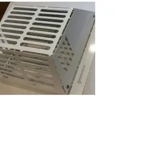 Wallecover 627843367758 Wildlife Vent Cover 19" W X 18" L X 15" D Galvanized White Metal Galvanized