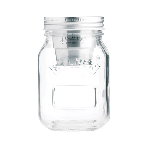 Kilner 0025.816 Snack On The Go 17 oz Clear Clear
