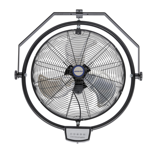 KOOLFLO SFW1500BOIRC Wall Mount Fan 30.7" H X 20" D 3 speed