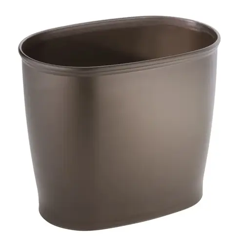 Wastebasket Kent Black Plastic Oval Black