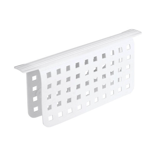 iDesign 36701 Sink Divider Mat 0.4" W X 11" L White Plastic White