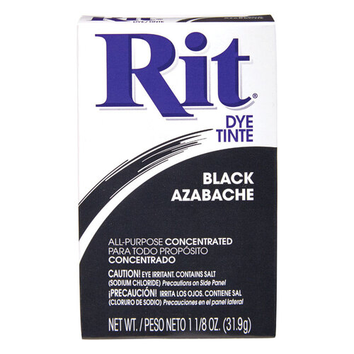 Rit 83151 Dye 1.13 oz Black For Fabric Black