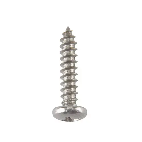 Sheet Metal Screws No. 6 X 5/8" L Phillips Pan Head Silver