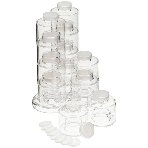 Prodyne ST12 Spice Tower Carousel Clear Acrylic 5 oz Clear