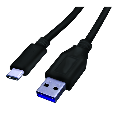 Charge and Sync Cable USB to Type C 10 ft. Black Black