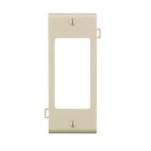 Leviton PSC26-00T Sectional End Wall Plate Light Almond 1 gang Thermoplastic Nylon Decora Light Almond