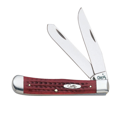 Pocket Knife Trapper Red Stainless Steel 4.13"