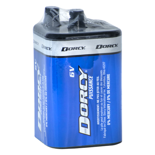 Dorcy 41-0800 Batteries Mastercell 6-Volt Zinc Carbon 12 pk Bulk