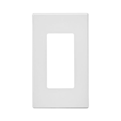 Leviton 803010SWXCP20 Screwless Wall Plate Decora Plus White 1 gang