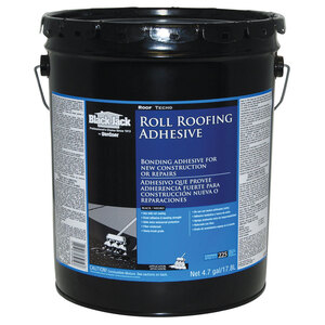 Black Jack 6150-9-30 Roll Roofing Adhesive Gloss Black Asphalt 5 gal Black