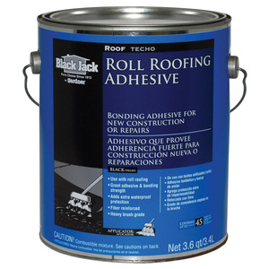 Black Jack 6150-9-34 Roll Roofing Adhesive Gloss Black Asphalt 1 gal Black
