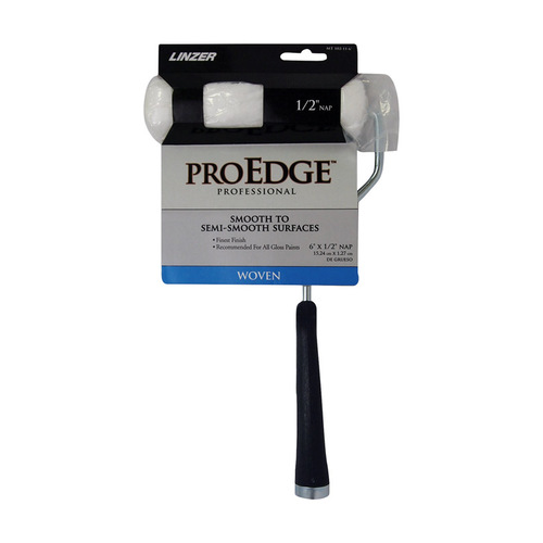 Paint Roller Frame and Cover Pro Edge 6" W Mini Threaded End