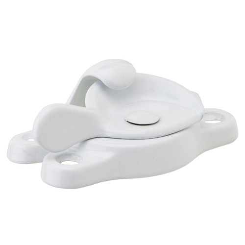 Window Lock White Aluminum White