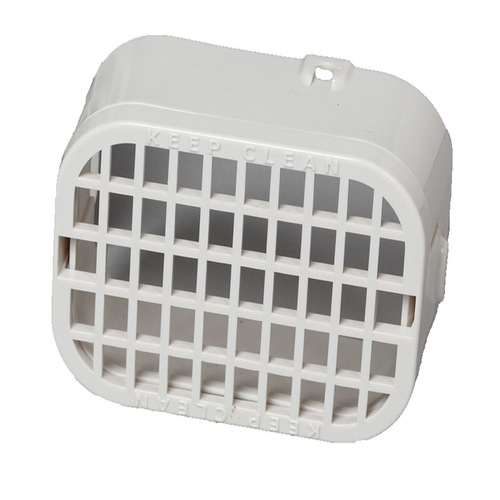 Rodent Guard 3.5" H X 4.5" W X 1.5" L White Plastic K White