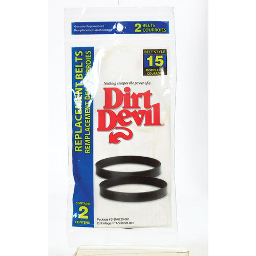 Dirt Devil 3SN0220001 Vacuum Belt For ultra corded hand vacuums