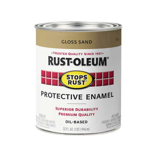 RustOleum 7771502 Protective Paint Stops Rust Gloss Sand OilBased 1