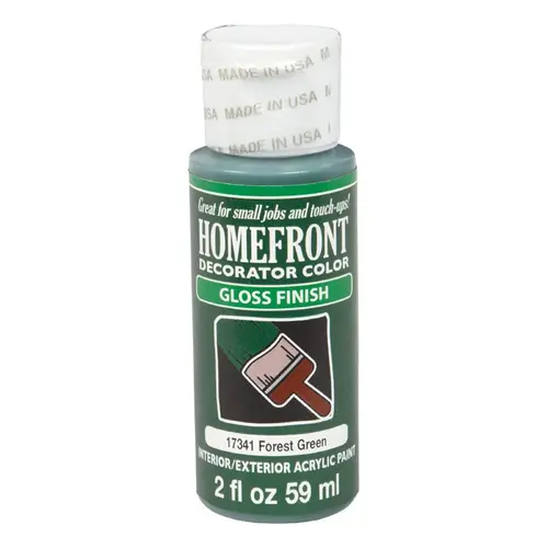 Homefront 17341-XCP3 Hobby Paint Gloss Forest Green 2 oz Forest Green - pack of 3