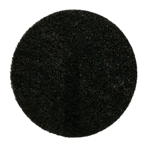 Floor Pad Disc 17" D Non-Woven Natural/Polyester Fiber Black Black