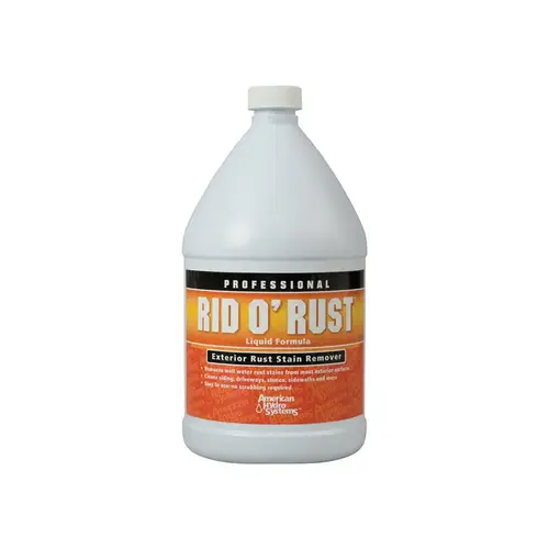 American Hydro Systems 2662-XCP4 Liquid Exterior Rust Stain Remover Rid O' Rust 1 gal - pack of 4
