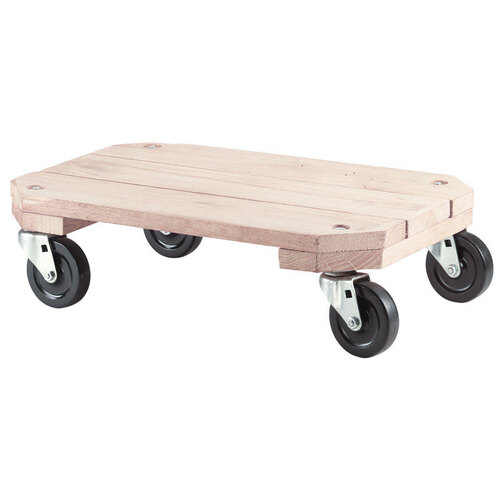 Furniture Dolly, 360 lb, Solid Wood Platform