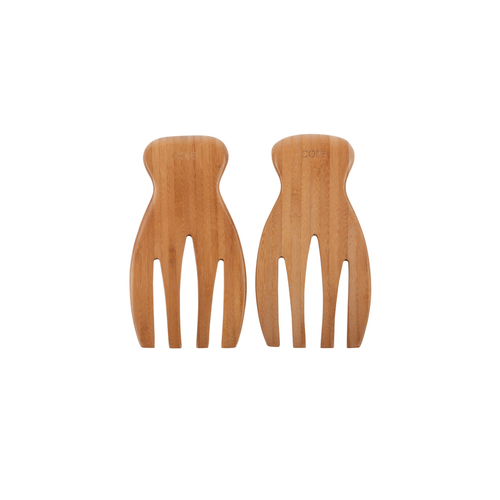 Core Kitchen AC18144-XCP6 Salad Forks Brown Bamboo Brown - pack of 6