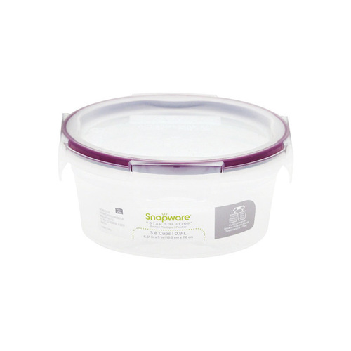 Snapware 1109973-XCP6 Food Storage Container Total Solution 3 cups Clear  Clear - pack of 6