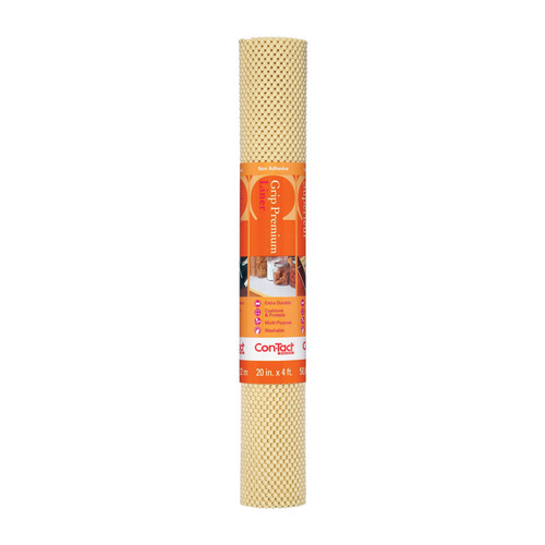 Shelf Liner Grip Premium 4 ft. L X 20" W Almond Non-Adhesive Almond - pack of 6