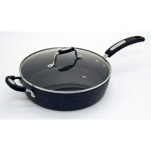 Starfrit 6.0705E+11 Fry Pan The Rock Aluminum 11" Black Black