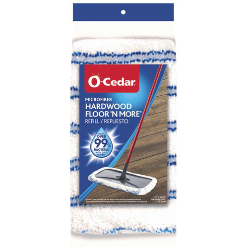 OCedar 151198 Mop Refill Floor 'N More Microfiber White