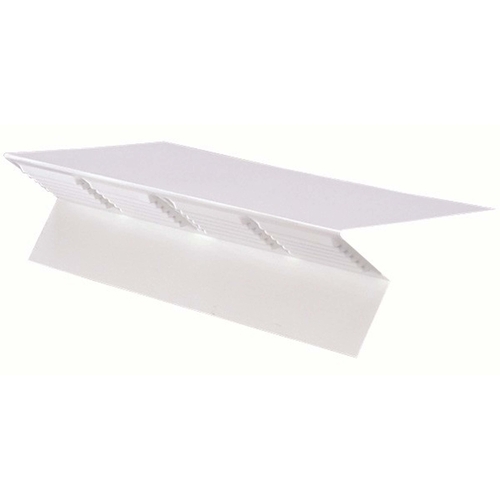 Vented Roof Edge 5.75" W X 10 ft. L Aluminum White White - pack of 20