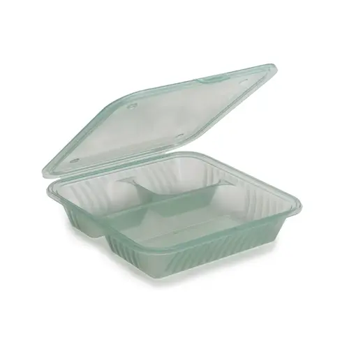 G.E.T. ENTERPRISES EC-16-JA 9X9 3 COMPARTMENT FLAT TOP FOOD CONTAINER