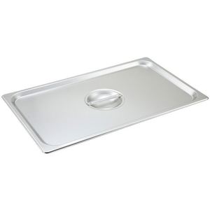 WINCO SPSCF STAINLESS STEEL STEAM PAN COVER FULL SIZE