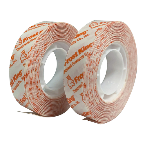 Mounting Tape Clear Double-Sided Indoor 1/2" W X 30 ft. L Clear Pair