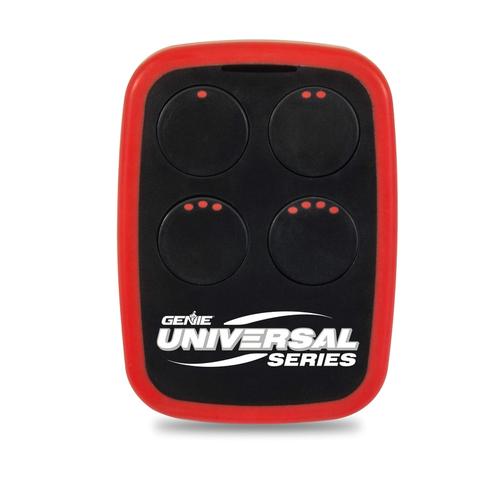 Universal Remote Control 4 Door For All Major Garage Door Opener Brands Black/Red