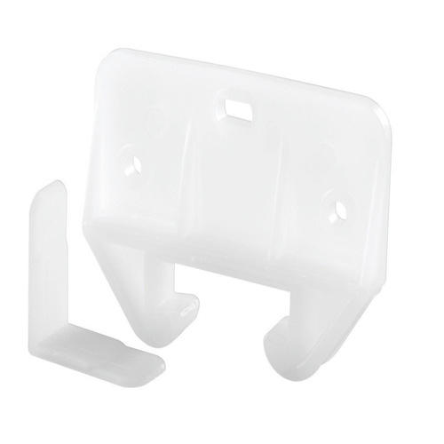 Drawer Track Guide Plastic Center Guide White