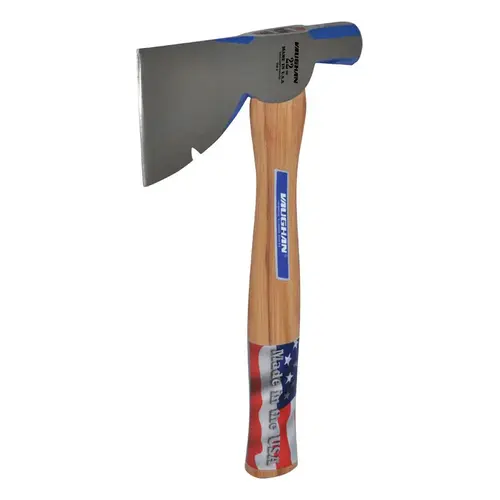 Carpenter's Half Hatchet, 3-1/2 in Cutting Edge, 22 oz Head, Steel Head, Wood Handle, 13 in OAL