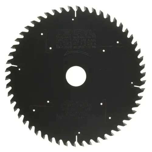 Saw Blade 210 mm D X 30 mm Plunge Cut PTFE Coated 54 teeth