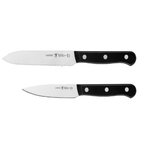 Utility Knife Set Stainless Steel 2 pc Black/Silver