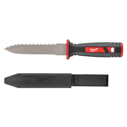 Milwaukee 48-22-1920 Serrated Duct Knife 11" Fixed Blade Red Red