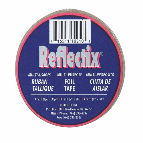Reflectix FT21006 Foil Tape Insulation 2" W X 30 ft. L Reflective Radiant Barrier Roll Silver