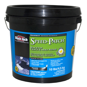 Black Jack 6460-9-20 Driveway Sealer Speed-Patch Matte Black Water-Based Latex 10 lb Black