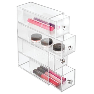 iDesign Clarity Cosmetic & Vanity Organizer Clear