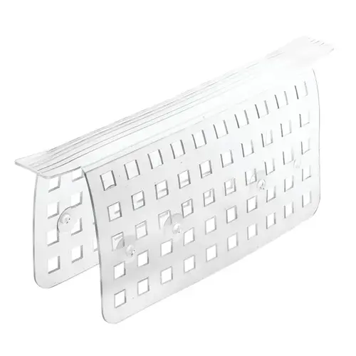 iDesign 36700 Sink Saddle Caddy 12" L X 11" W X 0.125" H Plastic Clear