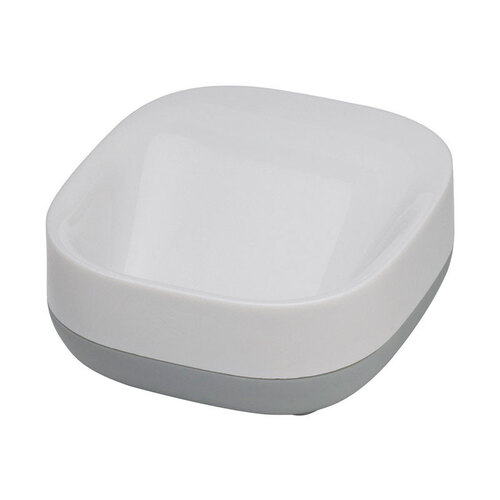 Soap Dish Grey/White Plastic Grey/White