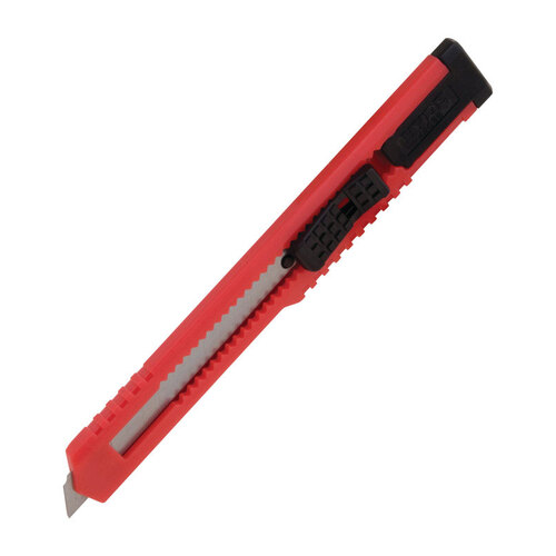 Utility Knife 8.25" Retractable Red Red