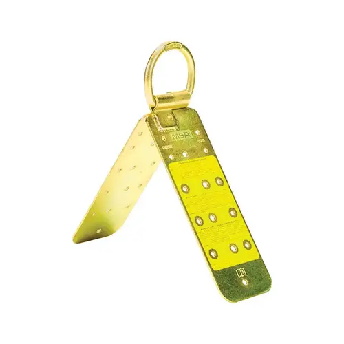 Reusable Roof Anchor Steel 400 lb. cap. Yellow Yellow - pack of 5