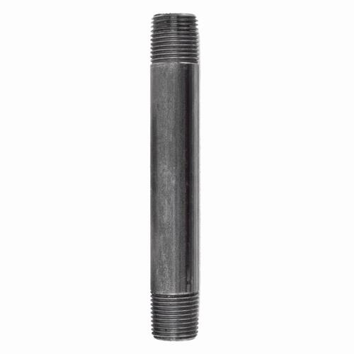 Nipple 1/8" MIP each T X 1/8" D MIP Black Steel 5-1/2" L Black - pack of 5